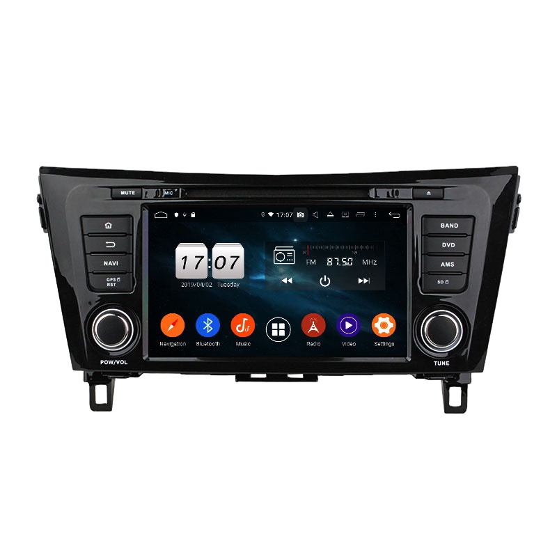 KD-8052 KLYDE Android 10.0 Car Video Player with GPS DSP for QashQai