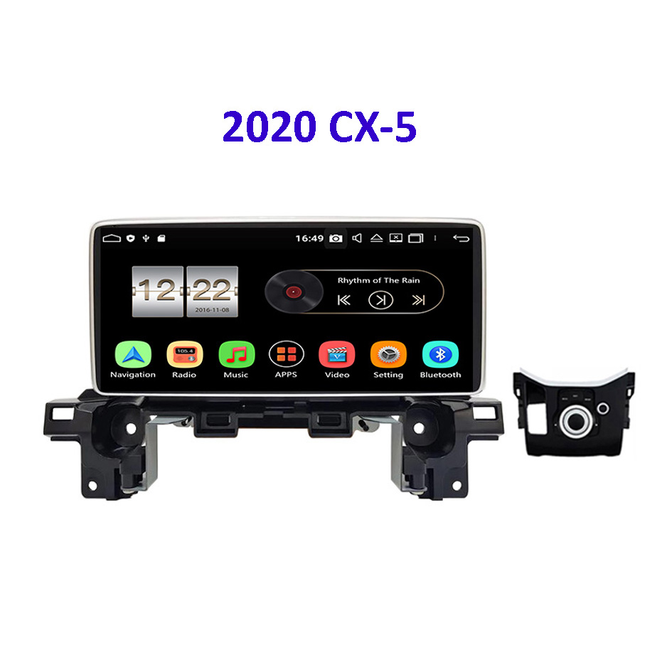 KD-1243 android car radio dvd player for Mazda CX-5 2019 gps car audio dsp 4G