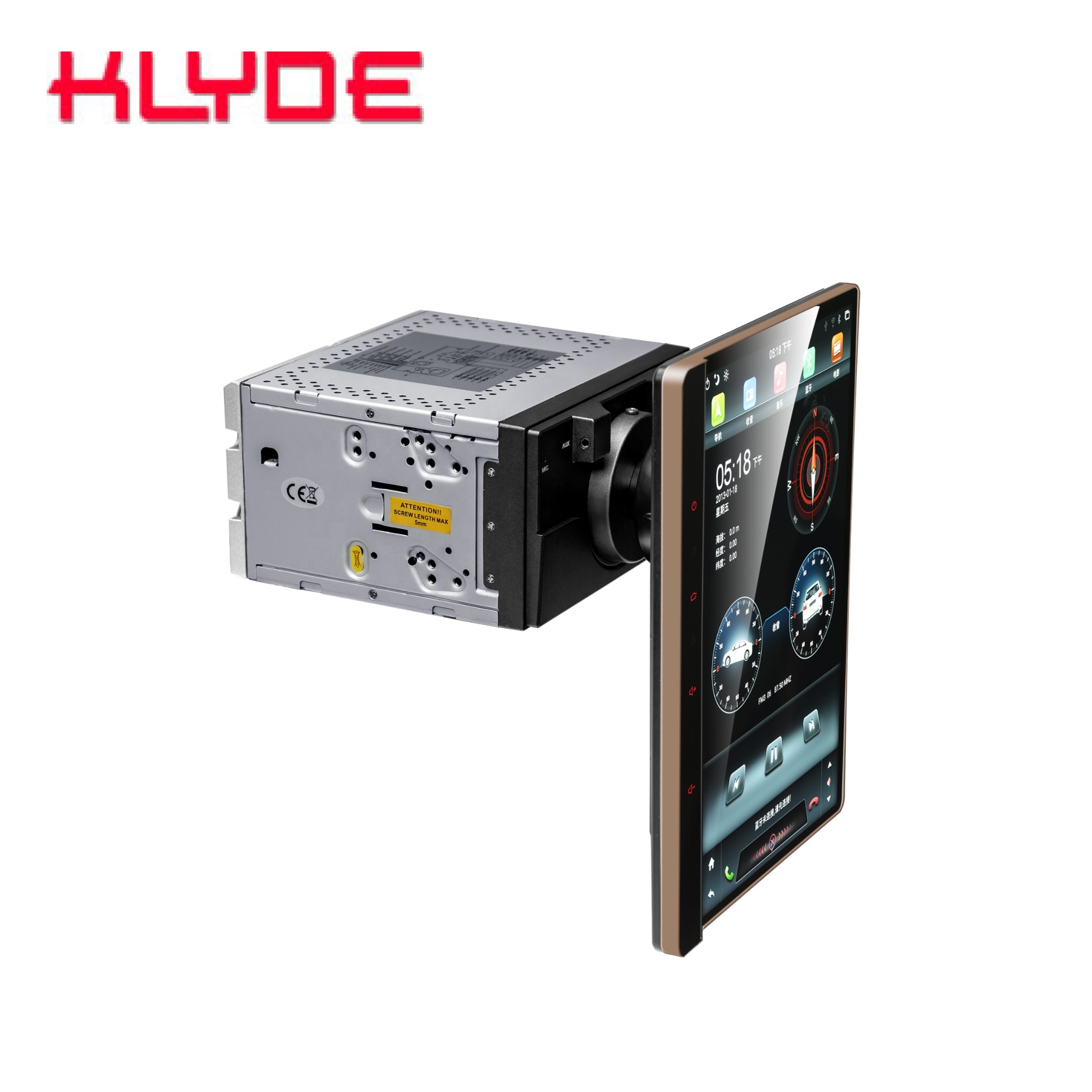 KD-8586B KLYDE car radio universal car stereo DSP GPS navigation video