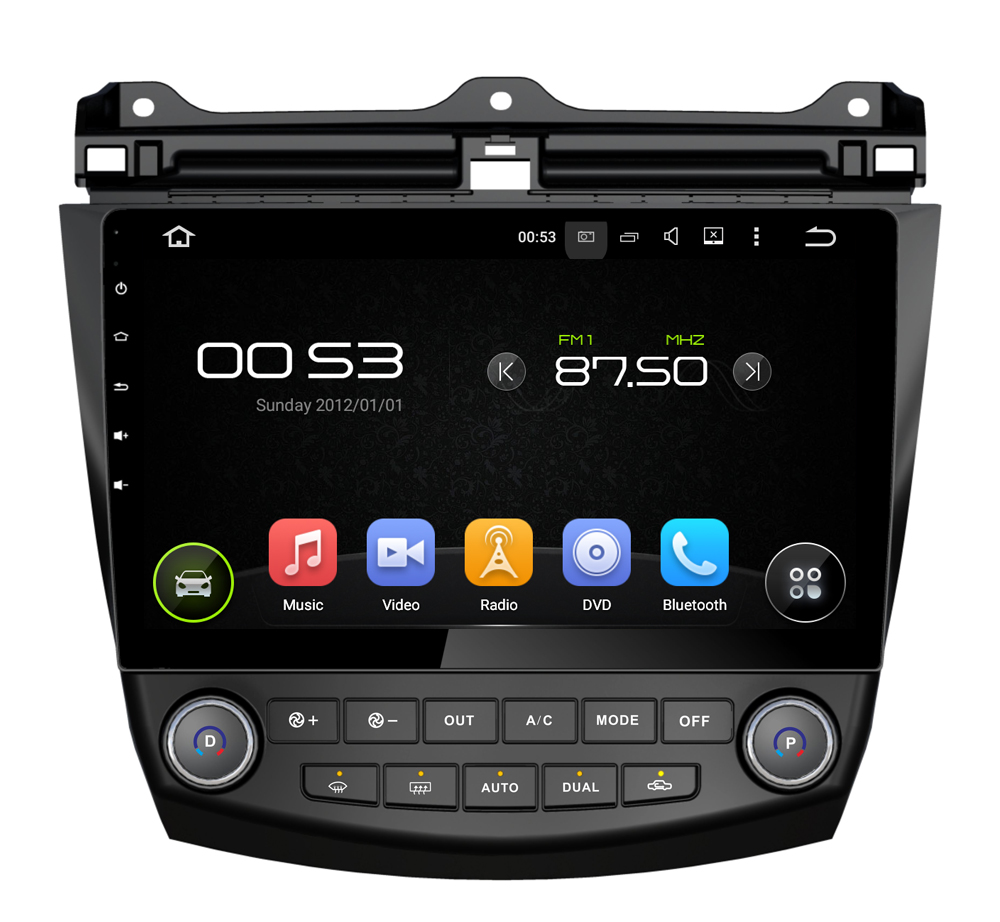 KD-1218 KLYDE powered subwoofer car audio radio for Accord 7