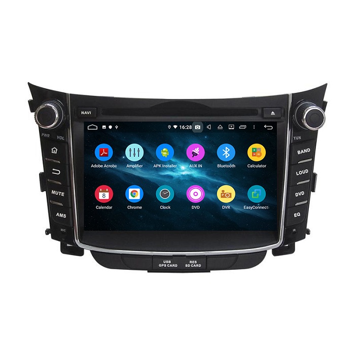 KD-7028 touch screen car stereo car multimedia player for Santa Fe 2005