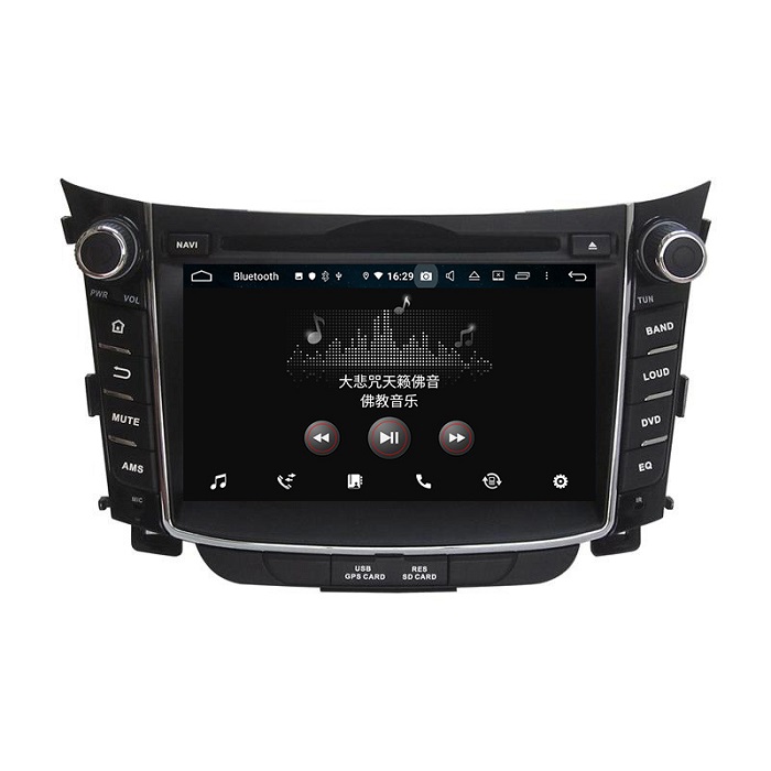 KD-7028 touch screen car stereo car multimedia player for Santa Fe 2005