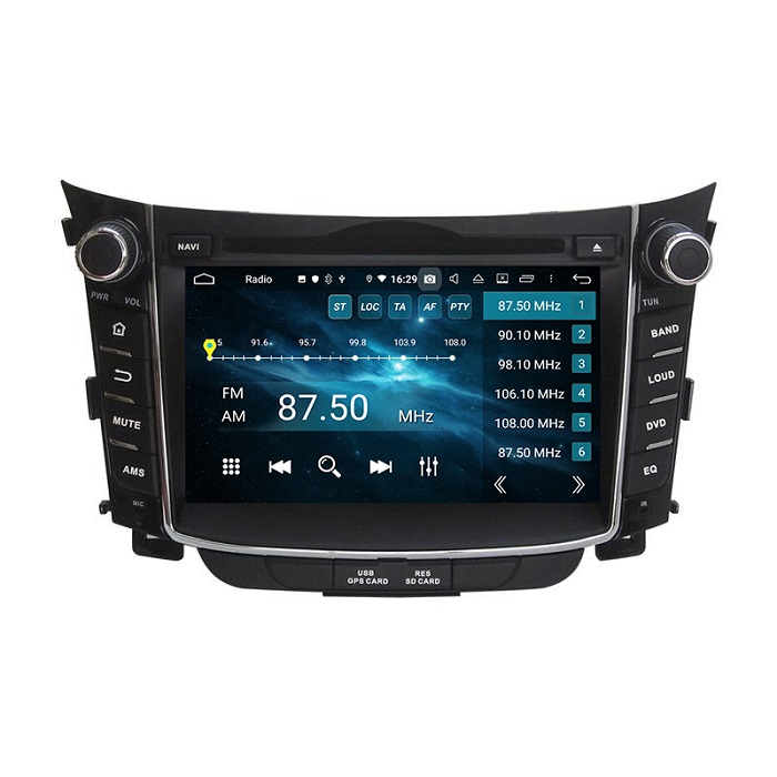 KD-7028 touch screen car stereo car multimedia player for Santa Fe 2005