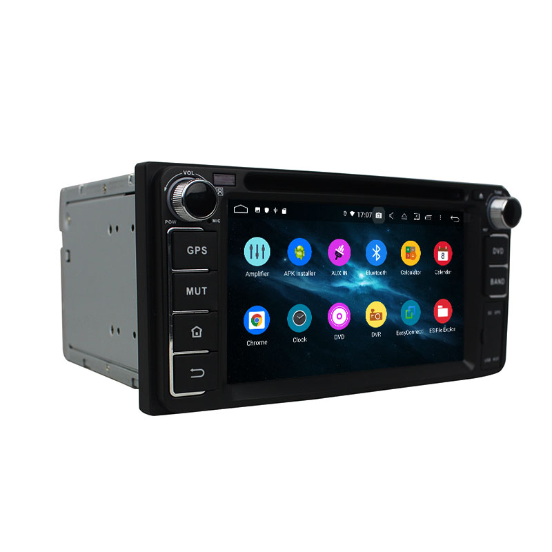 KD-6229 car vedio with DSP multimedia system stereo powered subwoofer car audio for toyota