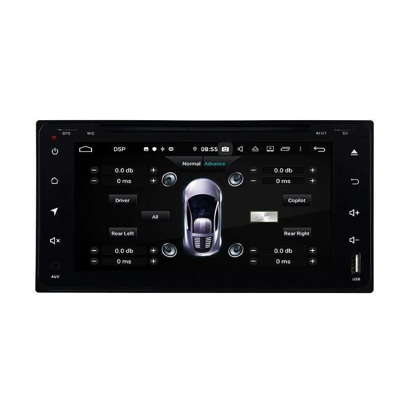 KD-6905 powered subwoofer car audio with bluetooth capability for toyota