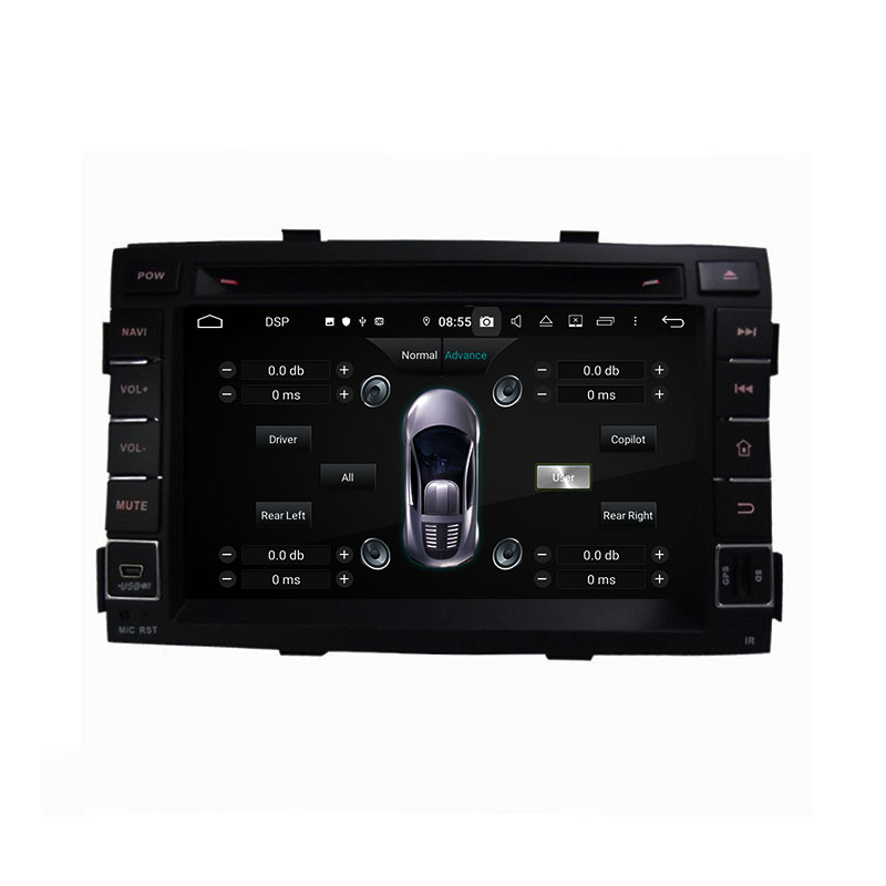 KD-7042 KLYDE android auto stereo car radio with DSP GPS for SORENTO