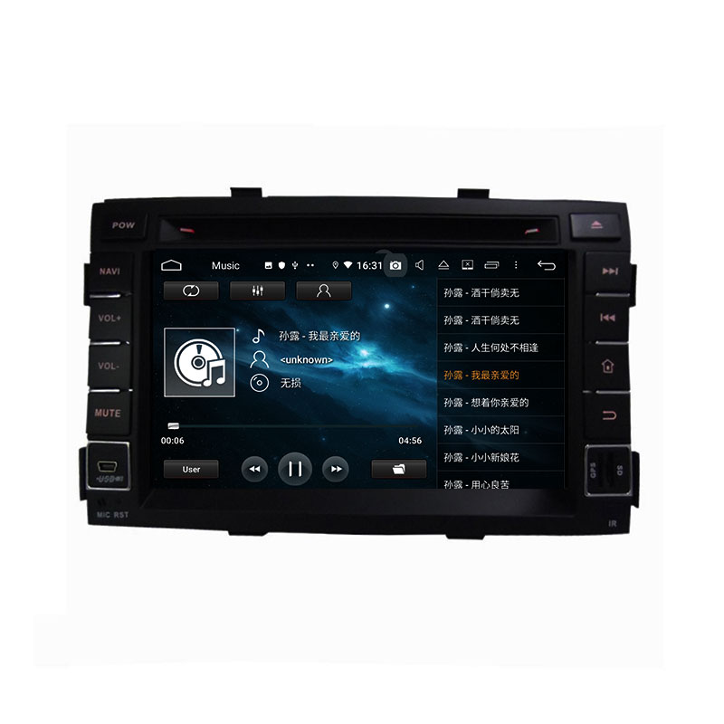 KD-7042 KLYDE android auto stereo car radio with DSP GPS for SORENTO