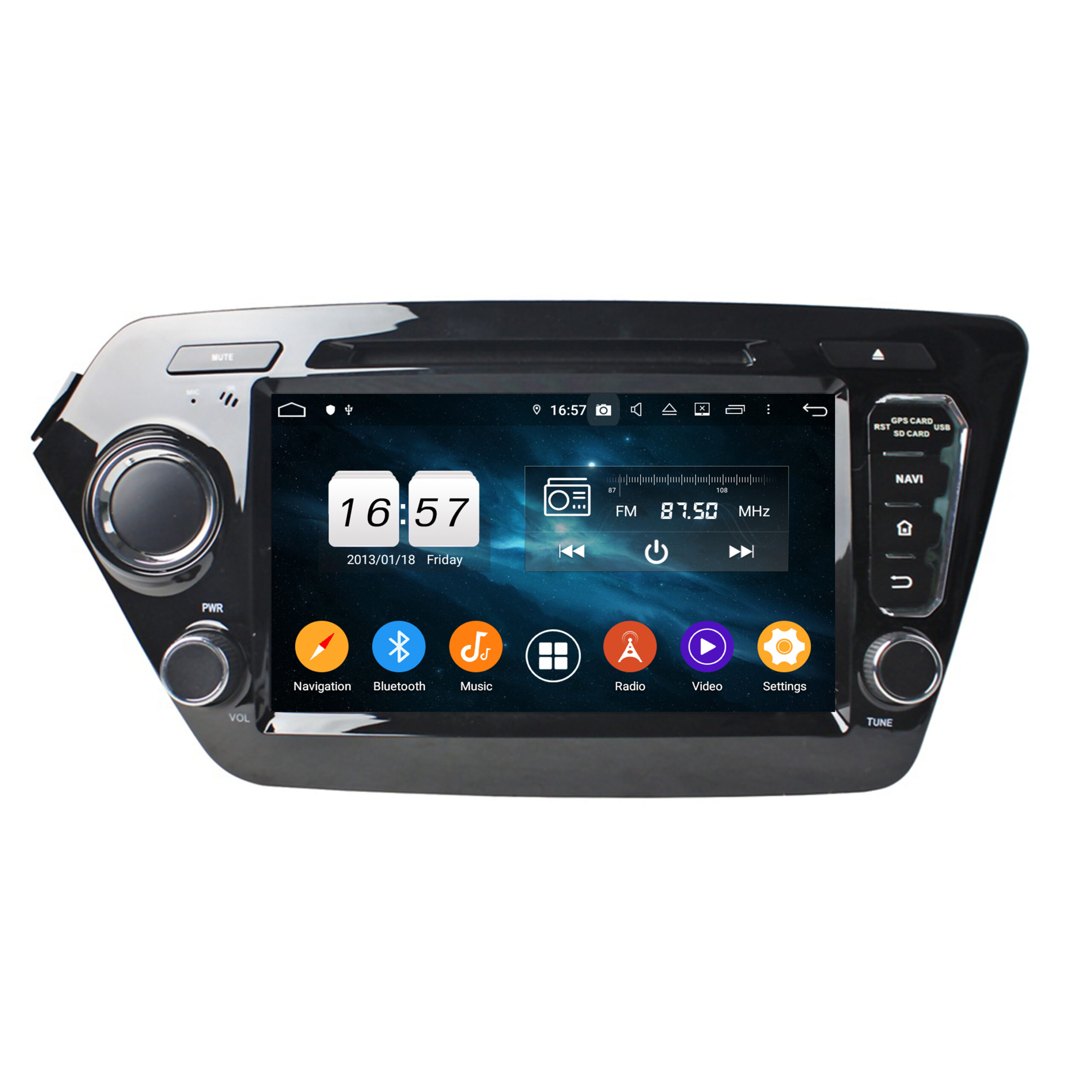 KD-8044 KLYDE chinese android car Stereo auto receiver for K2/RIO