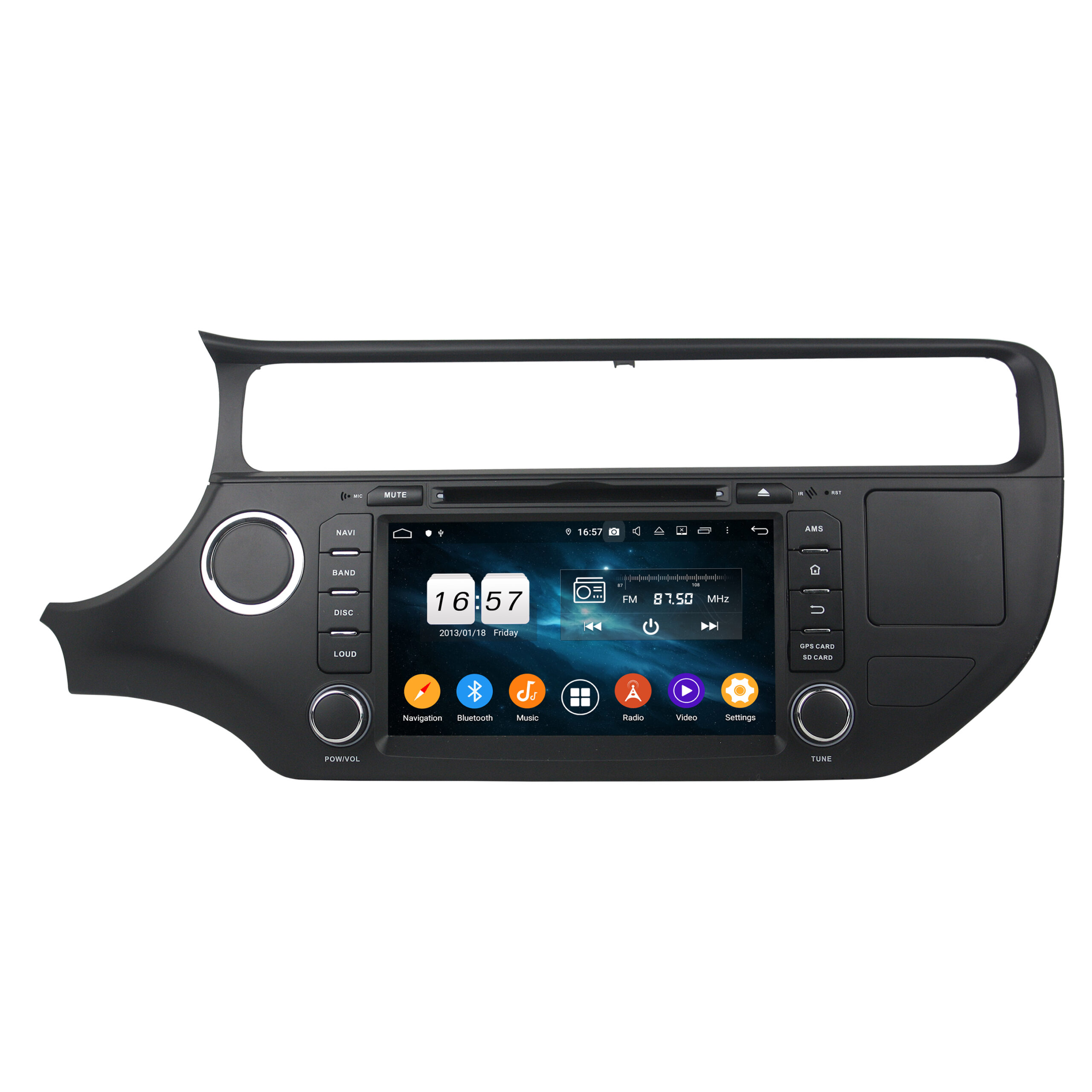 KD-8502 KLYDE OEM android car Stereo auto receiver with GSP for K3/RIO