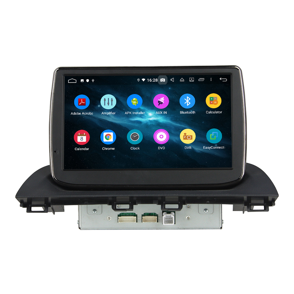 KD-9102 android car radio dvd player for Mazda Axela  2014-2016 powered subwoofer car audio